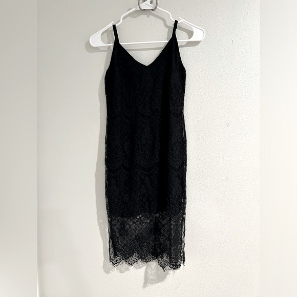 Forever 21 Dresses & Skirts - Forever 21 Black Lace Dress Cami Size XS
